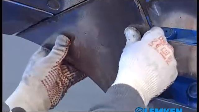 Замена компонентов плуга системы DuraMaxx LEMKEN