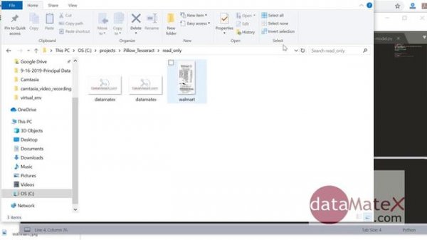 Tesseract is not installed or it's not in your path - fix to extract data from receipts