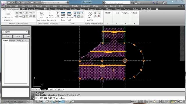 RC slab design - AutoCAD Structural Detailing and Robot Structural Analysis смотреть онлайн
