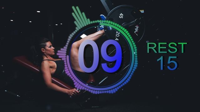 Workout Music with Interval Timer - 45/15 sec! смотреть онлайн