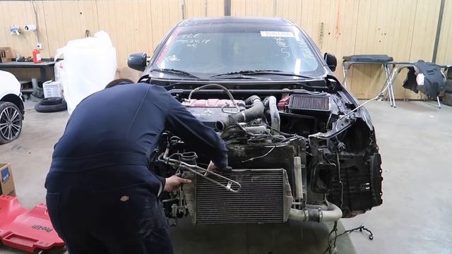Rebuilding a Wrecked 2014 Lancer Evolution GSR Part 2 смотреть онлайн