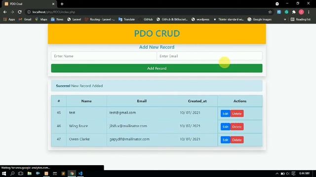 PHP CRUD Testing | Manual vs Automated Testing using python #selenium смотреть онлайн