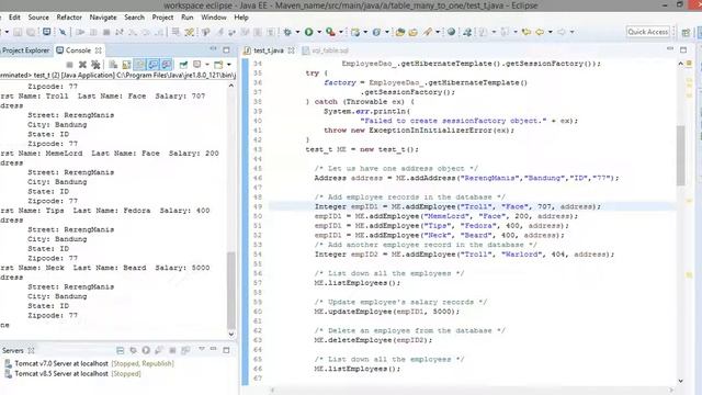 Hibernate Database Relation + one to many and all possibility смотреть онлайн