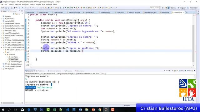 diferencias entre next y nextLine en JAVA PARTE 1/2 IITA смотреть онлайн