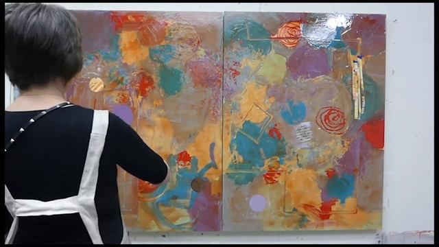 070 - Pamela Caughey - Acrylic Mixed Media - COLLAGE - Acrylic Transfer Technique - Part 2 смотреть онлайн