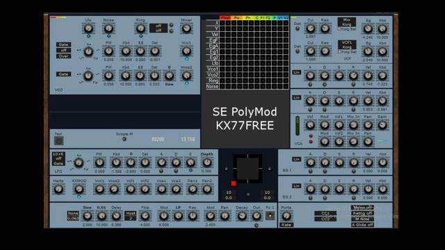 FREE SE POLYMOD KX77FREE SOUND DEMO смотреть онлайн
