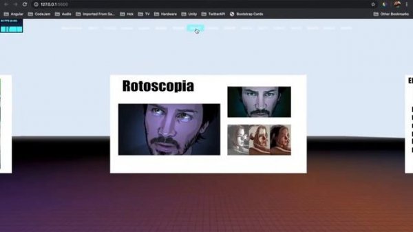 Slides Presentation - Three Js Project