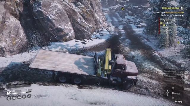 Snow Runner, Бездорожье, 4х4, потрясающая графика, реалистичная игра