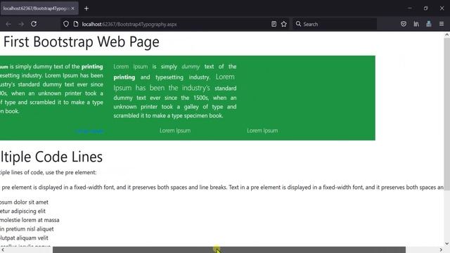 How to make text responsive in bootstrap 4 | Responsive Typography Bootstrap 4 classes (Part-4) смотреть онлайн