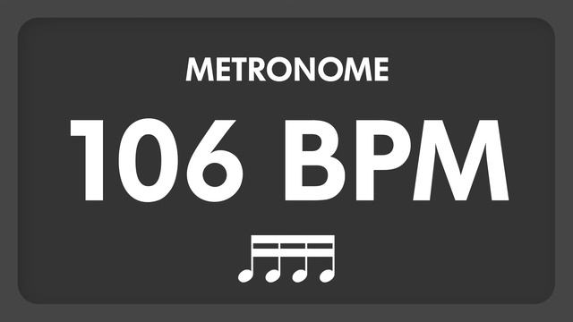 106 BPM - Metronome - 16th Notes смотреть онлайн