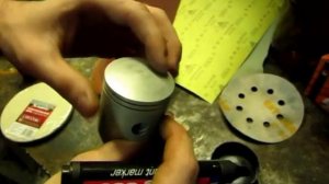 Полировка поршня на скутере. От А до Я