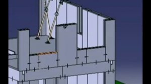 Сборка дома из арболитовых панелей