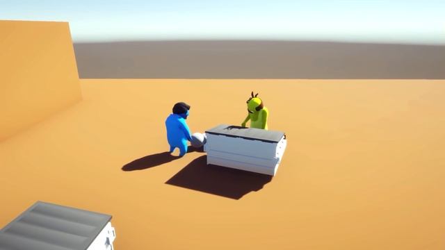 Gang Beasts - Hiding In The Dumpster [Developer Mode]