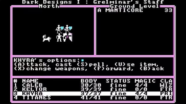 Dark Designs - Grelminar's Staff (1990) PC FPA Adventure смотреть онлайн