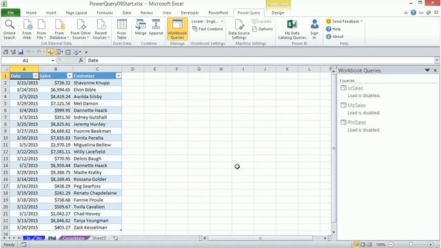 Excel Power Query #09: Merge Multiple Worksheets in Workbook To New Table using Append Feature смотреть онлайн