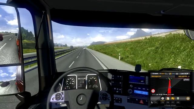 Mercedes Benz Actros MP4 - ETS2 смотреть онлайн