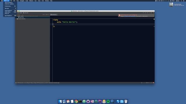 Configure PhpStorm Interpreters on Mac OS X смотреть онлайн