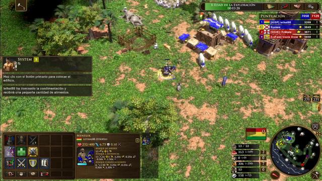 LA PARTIDA MAS RAPIDA DE LA HISTORIA/AGE OF EMPIRES 3 DEFINITIVE EDITION GAMEPLAY ESPAÑOL ETIOPIA смотреть онлайн