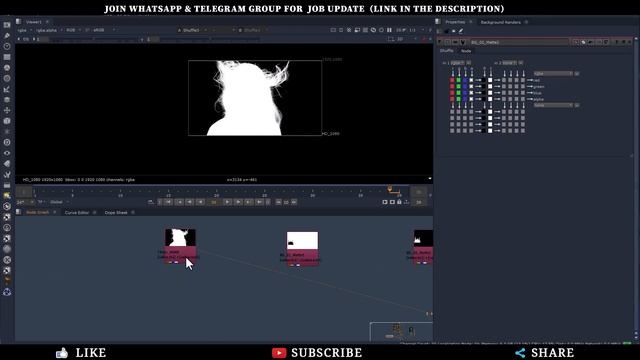 Nuke Tutorial || How To Render RGB Matte In Nuke || How to Change Alpha Into RGB смотреть онлайн