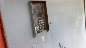 Заброшенный блок вызова Cyfral CCD 2094/0