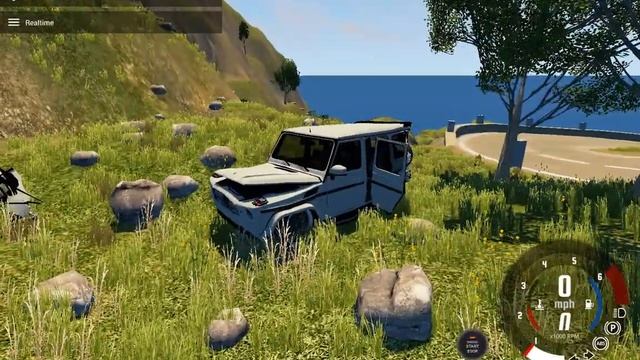 Mercedes Benz G65-Crash Test-BeamNG Drive смотреть онлайн