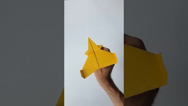 Как сделать Самолет Истребитель, далеко летит; How To Make A Fighter Plane Fly Far #shorts