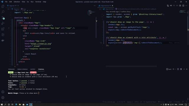 Using getByRole in react смотреть онлайн