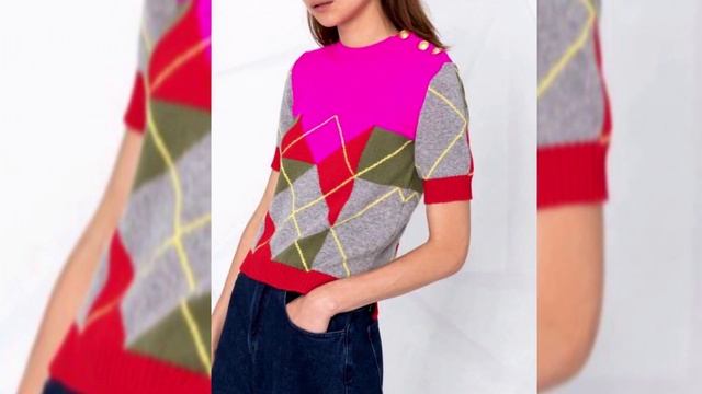 модные модели / вяжем из остатков пряжи смотреть онлайн