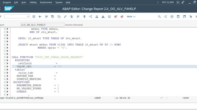 Video 6: ABAP for ALL OOPS ALV F4 help & Listbox смотреть онлайн