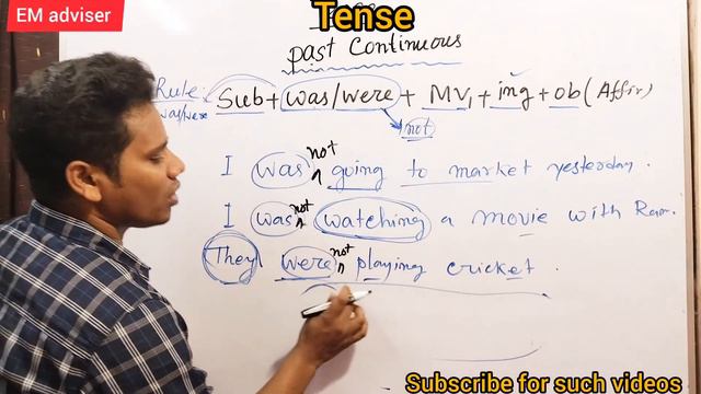 Past Continuous Tense | Learn in Easy Way | English Grammar for Competitive Exams смотреть онлайн