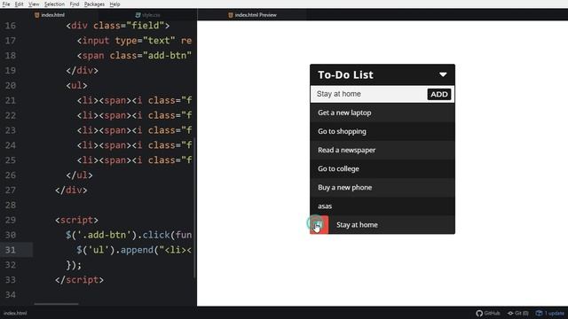 Awesome To-do List using HTML CSS & Javascript (Part -2) | CodingNepal смотреть онлайн