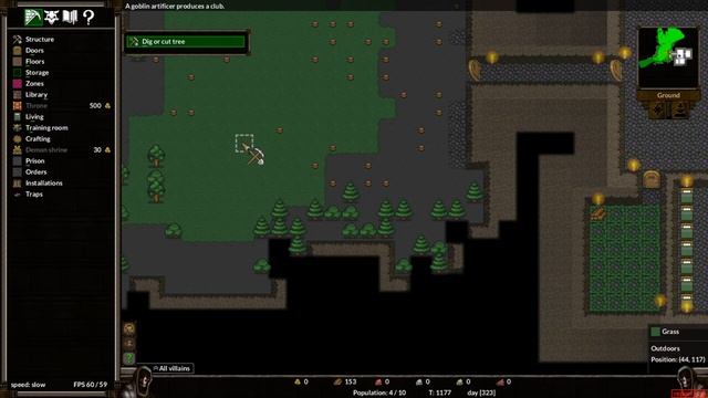 KeeperRL Alpha 32 Прохождение 01. Очень быстрое. На русском. смотреть онлайн