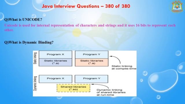 Java Interview Questions – 380 out of 380 смотреть онлайн