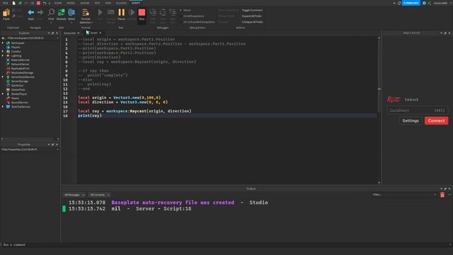 RAYCAST - ЧТО ЭТО И КАК ИСПОЛЬЗОВАТЬ | ROBLOX STUDIO смотреть онлайн