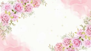 Красивый анимированный видео фон заставка. Цветы розы | Бесплатные футажи для видео монтажа.