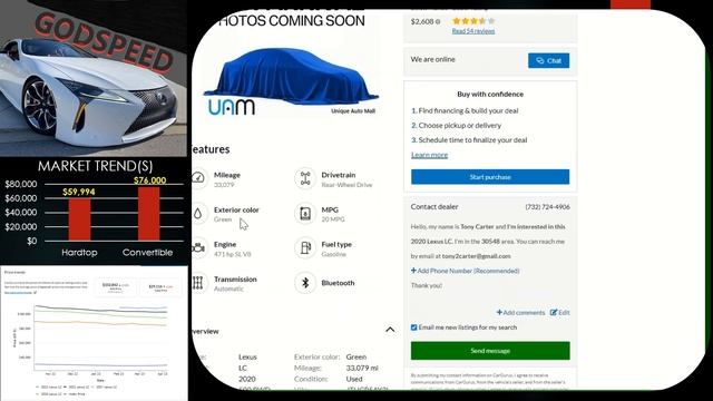 Lexus LC500 Market Review 4.8.23 смотреть онлайн