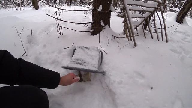 ШАШЛЫК НА БАЛЬЗАМИЧЕСКОМ УКСУСЕ - Установил кормушку в лесу смотреть онлайн