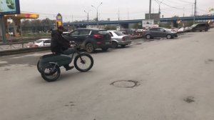 Первый в России обладатель электро фэтбайка с люлькой. Эксклюзивный электровелосипед.