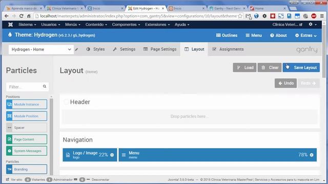 [Curso de Joomla] Módulo 8.2: Diseñando la página inicial con Gantry 5 смотреть онлайн