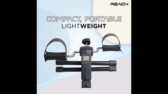 Reach Digital Pedal Exercise Machine Mini Fitness Cycle with Adjustable Resistance and LCD Display смотреть онлайн