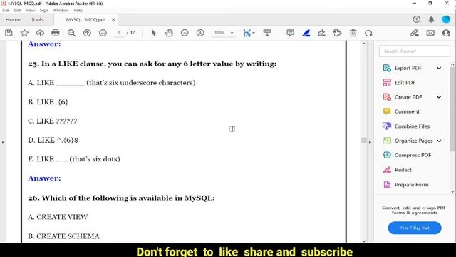 MYSQL MCQ || PHP || TOP Mysql Mcq смотреть онлайн