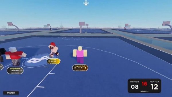 I Simple basketball I Running with an insane random? (roblox basketball)