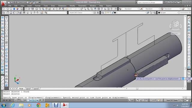 How to draw Flange Coupling Assembly- AutoCAD Tutorial смотреть онлайн