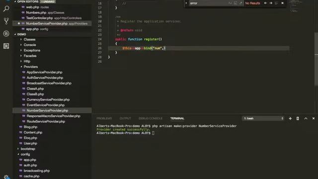 தமிழ் மொழியில் Laravel (5.3) php framework - Part 9 (Custom Service Provider) смотреть онлайн