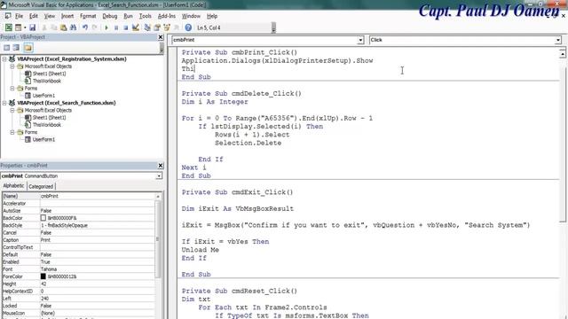 How to Create Excel VBA Data Entry Form With Search Function using Userform - Full Tutorial смотреть онлайн