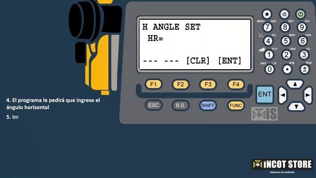 Curso de Estación Total TOPCON GM Topbasic Topbasic -Configuración de ángulo horizontal Tutorial смотреть онлайн