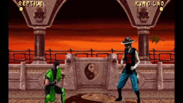 Mortal Kombat 2 REPTILE Gameplay SNES Version Playthrough смотреть онлайн