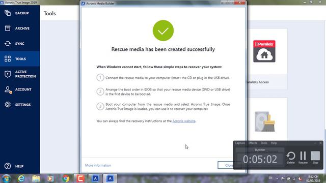 Add Acronis True Image To Windows Boot Manager UEFI смотреть онлайн