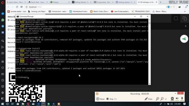 Tutorial React Native dan SQLite Bag 2 - Installasi React-Navigation Dan Native Base смотреть онлайн