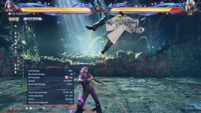 Zafina : Tekken 7 vs Tekken 8 comparison смотреть онлайн
